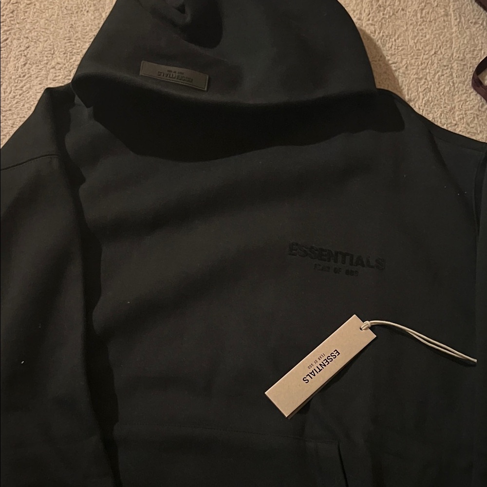 Essentials Charcoal Hoodie